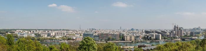 Boulogne-Billancourt-vue du Parc Saint-Cloud