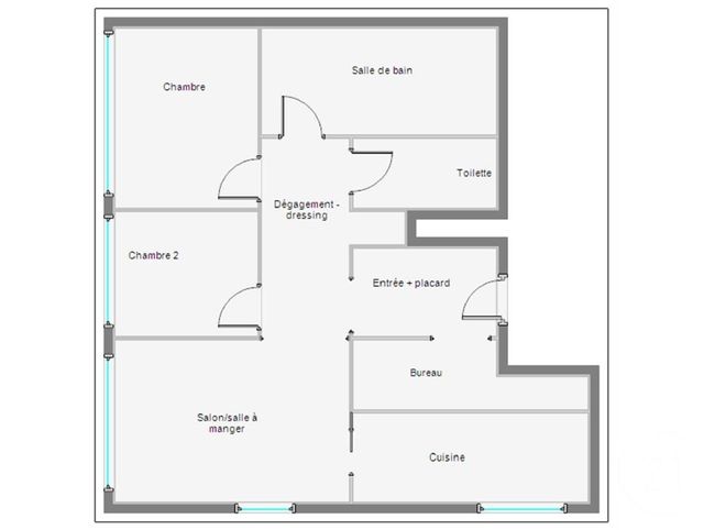Appartement T3 à louer - 3 pièces - 68.22 m2 - BOULOGNE BILLANCOURT - 92 - ILE-DE-FRANCE - Century 21 Marché Escudier