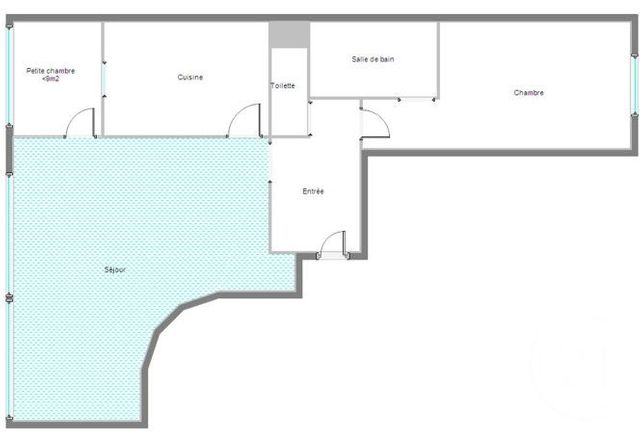 Appartement F3 à vendre - 3 pièces - 57.8 m2 - BOULOGNE BILLANCOURT - 92 - ILE-DE-FRANCE - Century 21 Marché Escudier