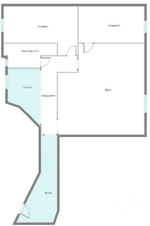 Appartement F3 à vendre - 3 pièces - 61.55 m2 - BOULOGNE BILLANCOURT - 92 - ILE-DE-FRANCE - Century 21 Marché Escudier