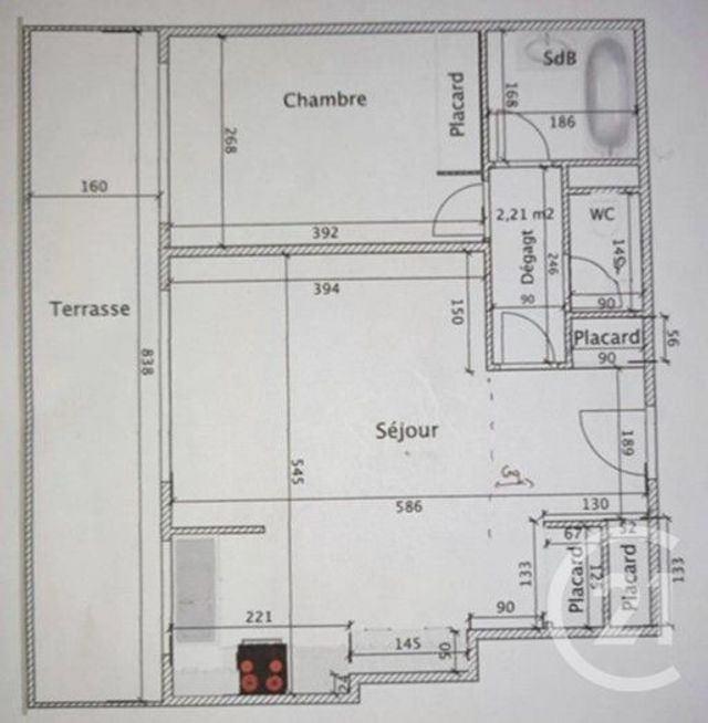 Appartement F2 à vendre - 2 pièces - 44.79 m2 - BOULOGNE BILLANCOURT - 92 - ILE-DE-FRANCE - Century 21 Marché Escudier