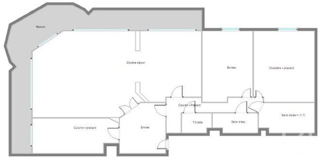 Appartement F4 à vendre - 4 pièces - 82.52 m2 - BOULOGNE BILLANCOURT - 92 - ILE-DE-FRANCE - Century 21 Marché Escudier