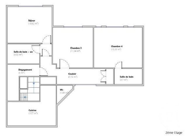 maison à vendre - 10 pièces - 268.79 m2 - BOULOGNE BILLANCOURT - 92 - ILE-DE-FRANCE - Century 21 Marché Escudier
