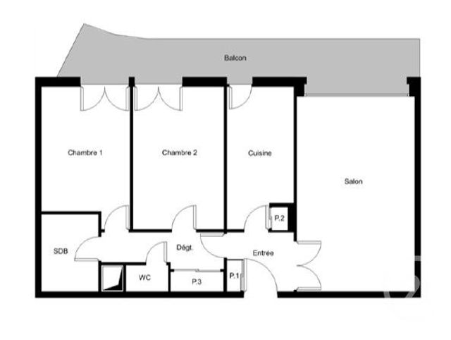 Appartement F3 à vendre - 3 pièces - 62.42 m2 - BOULOGNE BILLANCOURT - 92 - ILE-DE-FRANCE - Century 21 Marché Escudier