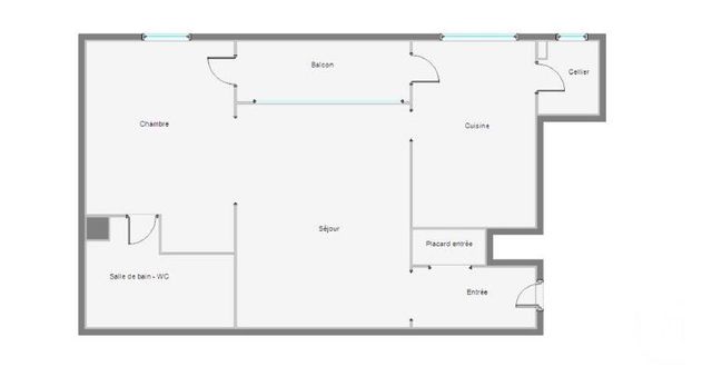 Appartement T2 à louer - 2 pièces - 55.59 m2 - BOULOGNE BILLANCOURT - 92 - ILE-DE-FRANCE - Century 21 Marché Escudier