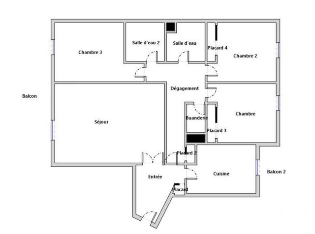 Appartement T4 à louer - 4 pièces - 89.5 m2 - SURESNES - 92 - ILE-DE-FRANCE - Century 21 Marché Escudier
