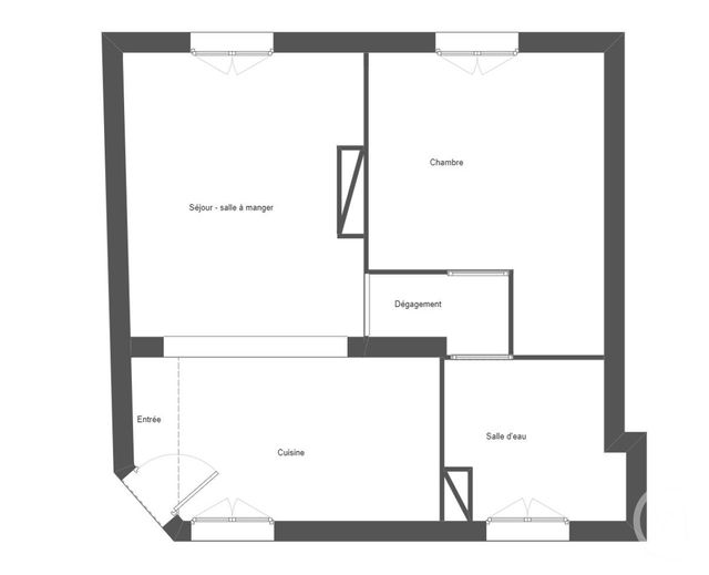 Appartement T2 à vendre - 2 pièces - 45.61 m2 - BOULOGNE BILLANCOURT - 92 - ILE-DE-FRANCE - Century 21 Marché Escudier