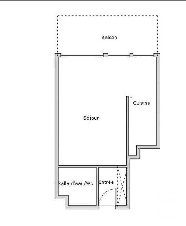 Appartement Studio à louer - 1 pièce - 33.59 m2 - BOULOGNE BILLANCOURT - 92 - ILE-DE-FRANCE - Century 21 Marché Escudier