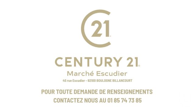 terrain à vendre - 375.0 m2 - BOULOGNE BILLANCOURT - 92 - ILE-DE-FRANCE - Century 21 Marché Escudier