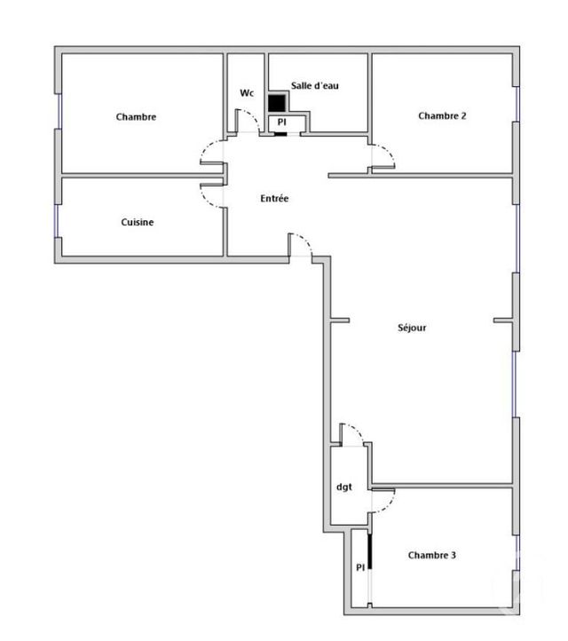 Appartement T4 à louer - 4 pièces - 81.95 m2 - COLOMBES - 92 - ILE-DE-FRANCE - Century 21 Marché Escudier