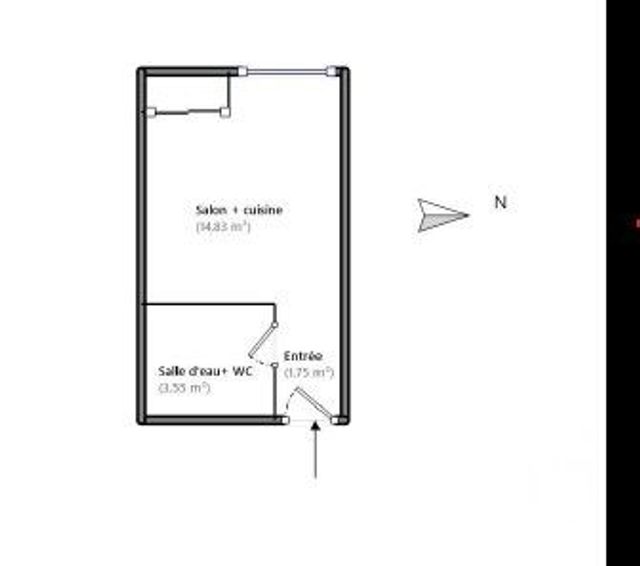Appartement Studio à louer - 1 pièce - 20.13 m2 - BOULOGNE BILLANCOURT - 92 - ILE-DE-FRANCE - Century 21 Marché Escudier